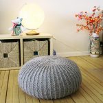 Pouf rotondo per una comoda seduta a terra