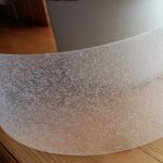 Nastro sintetico per rinforzare le tende sotto gli occhielli