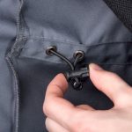Coulisse in vita di una giacca autunnale