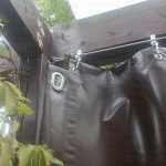 Tenda nel gazebo realizzata in materiale impermeabile