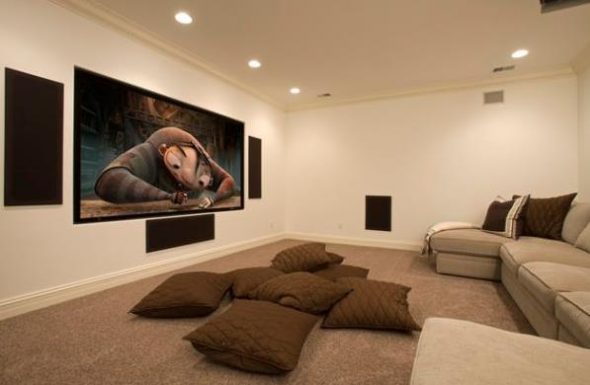 Cuscini da pavimento per home theater