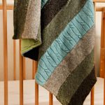 Coperta a righe con fodera