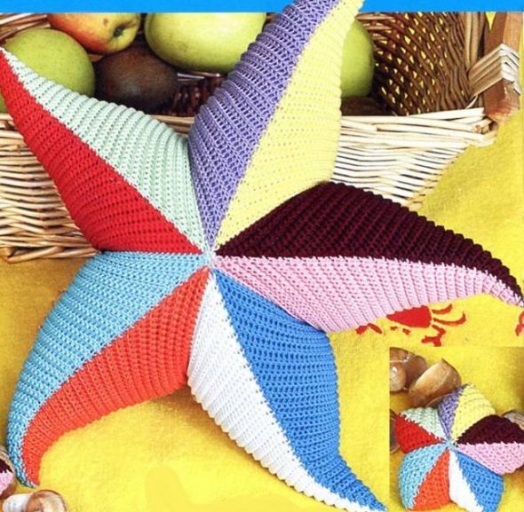 Cuscino multicolore originale