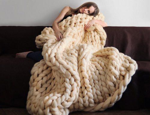 coperta in lana merino