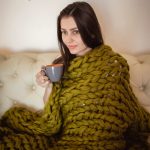 Coperta in lana merino per la casa e gli interni