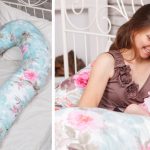 Cuscino a forma di U per donne incinte e in allattamento