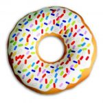 Il cuscino antistress a forma di ciambella piacerà a bambini e adulti