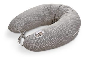 Cuscino per allattamento grigio