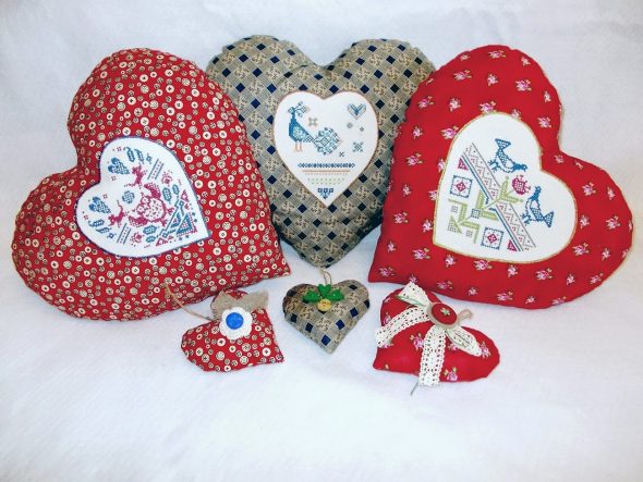 Cuscini a forma di cuore