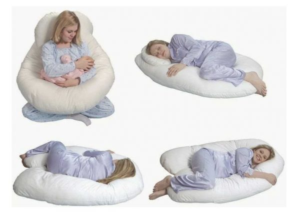 Utilizzo di un cuscino a forma di U