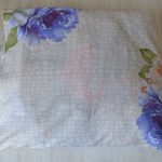 Federa semplice in calicò per un set da letto