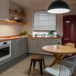 Cucina angolare con zona pranzo