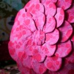 Cuscino con fiori rosa per l'arredamento