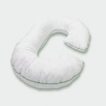 Cuscino per la gravidanza a forma di C bianco