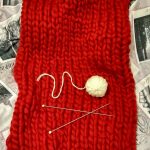 Coperta di lana lavorata a mano Garnet