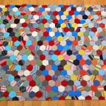 Splendida coperta esagonale realizzata con un lavoro intenso