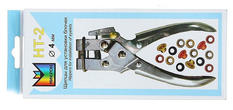 Confezione con pinze Micron HT-2 per l'installazione dei blocchi