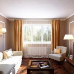 Mobili bianchi nel design della sala