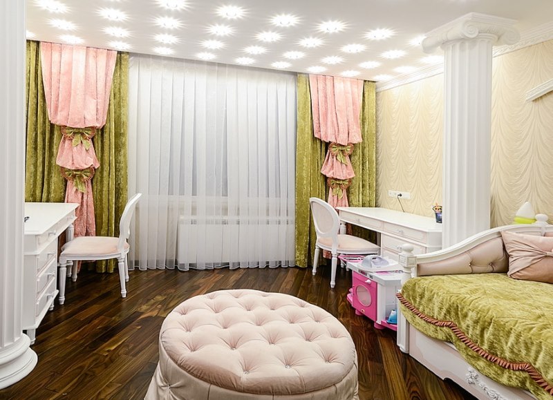 Interno classico della cameretta dei bambini