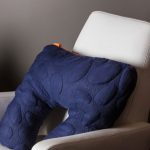 Cuscino quadrato blu