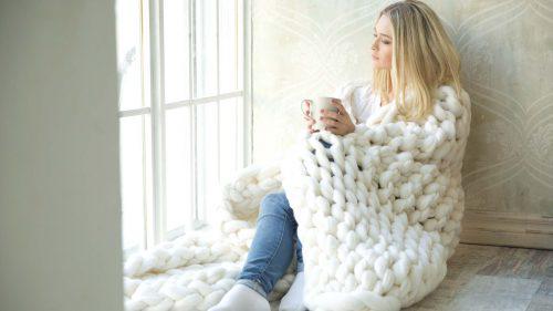 coperta in lana merino