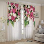 Fiori luminosi sulla parte superiore del tulle