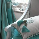 Fermatende con nappa color menta