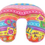 Cuscino semicircolare luminoso con imbottitura in granuli