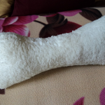 Cuscino di osso bianco e soffice