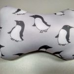 Cuscino da viaggio poggiatesta con pinguini