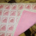 Coperta in pile double face per bambine