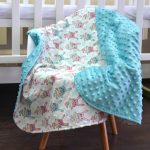 Coperta in peluche Minky bifacciale