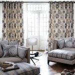 Mobili morbidi con rivestimento grigio
