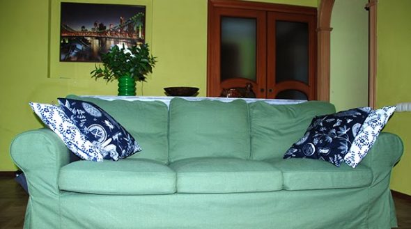 Cuscini decorativi all'interno