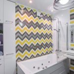 Motivi contrastanti di mosaici ceramici