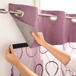 Un'opzione interessante con il fissaggio del tulle al lambrequin tramite velcro