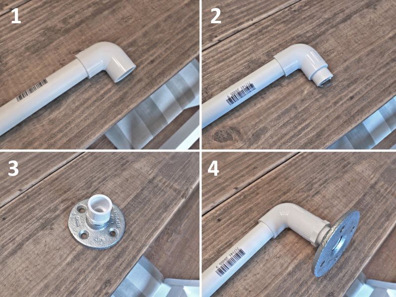 La procedura per realizzare un bastone per tende da un tubo di plastica