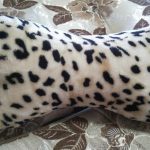 Cuscino da collo leopardato