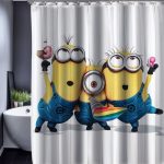 Personaggi dei cartoni animati su tenda in poliestere