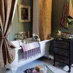Tessuti costosi nel design del bagno