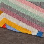 Piccola coperta 10 anelli di strisce multicolori