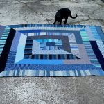 Coperta insolita con lavorazione a maglia continua 10 anelli