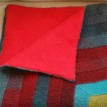 Coperta-plaid 10 anelli su fodera in pile