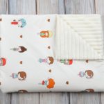 Coperta originale double face per bambine