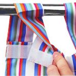 Tende a righe con velcro