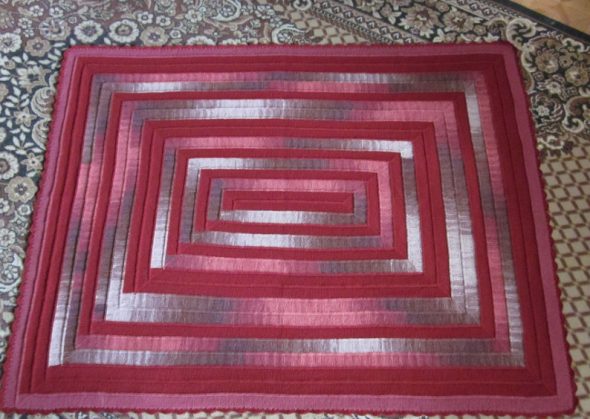 Splendida coperta multicolore