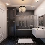 Interno del bagno in stile moderno