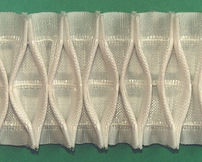 Nastro per tende con arricciature originali