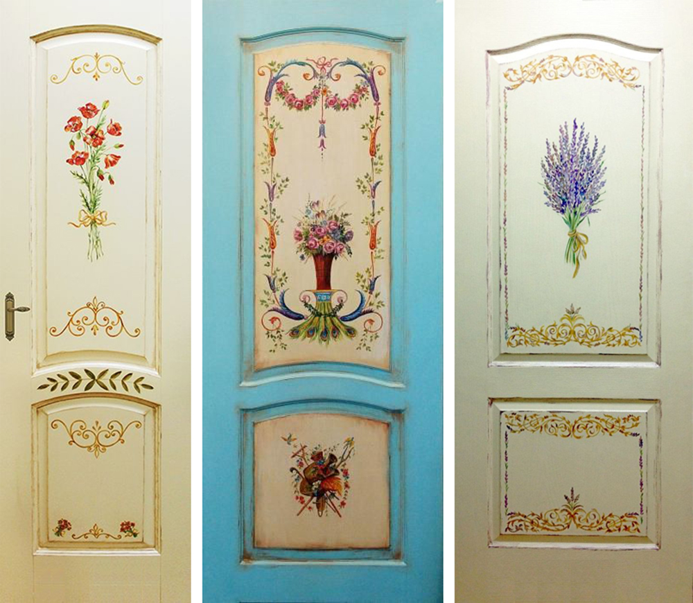 decoupage della porta