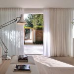 design delle tende per il minimalismo della sala